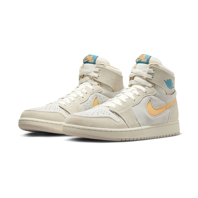 Nike Air Jordan 1 Zoom CMFT 2 男鞋淺棕色經典喬丹運動休閒鞋DV1307