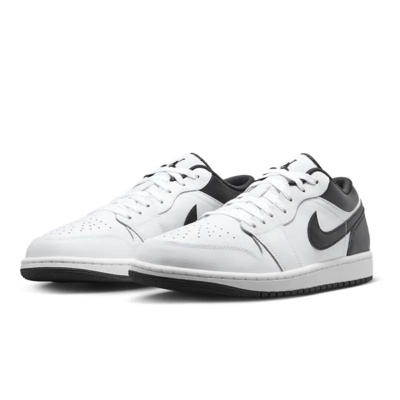 【NIKE 耐吉】休閒鞋 Air Jordan 1 Low White Black 黑白 低筒 休閒鞋 男鞋 553558-132