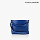 FIND KAPOOR LEKOO H 24 褶紋字母系列 手提斜背水桶包- 寶藍色 product thumbnail 1
