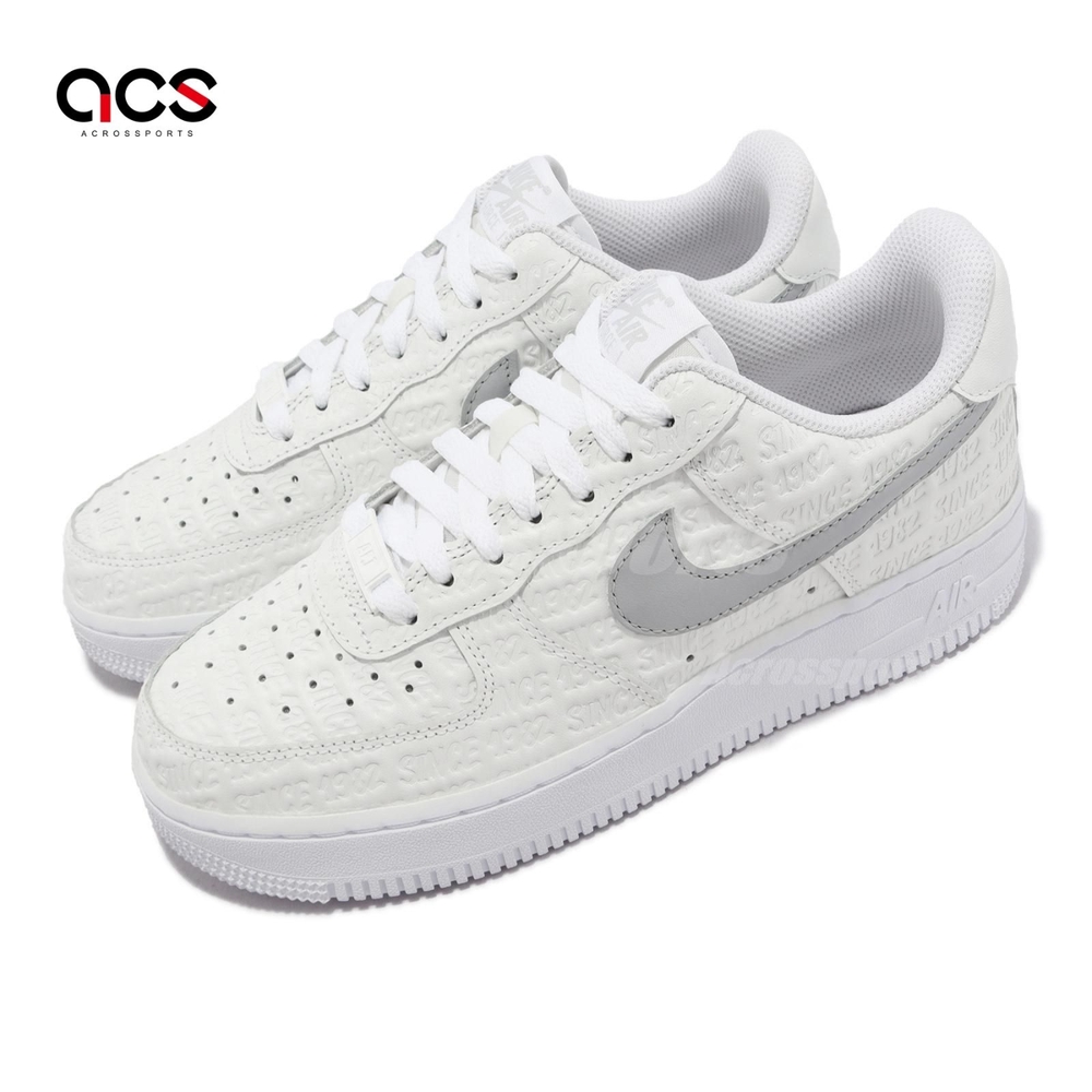 Nike Wmns Air Force 1 07 Low 女鞋 白 灰 AF1 Since 1982 休閒鞋 FJ4823-100