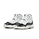 Nike Air Jordan 11 Retro DMP Gratitude 白金 GS 黑白 高筒 休閒鞋 大童鞋 378038-170 product thumbnail 1