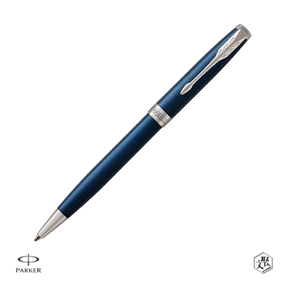 PARKER 派克 卓爾系列 海洋藍白夾 原子筆 免費刻字 （原廠正貨）