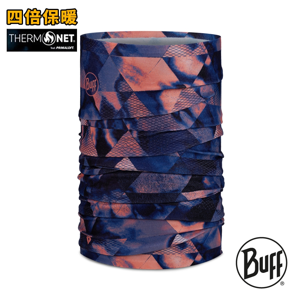 《BUFF》動態禦寒頭巾 迷幻三角 BF132474-555/保暖/防曬/健行/單車/爬山/吸濕排汗