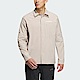 Adidas LS UPF Shirt [IL8943] 男 長袖 襯衫 亞洲版 運動 戶外 休閒 防潑水 拉鍊口袋 米 product thumbnail 1