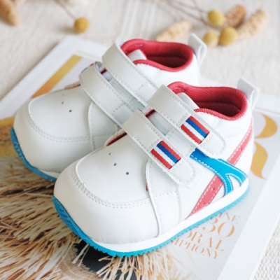 Swan天鵝童鞋-小童簡約機能休閒輕量學步鞋 1633白