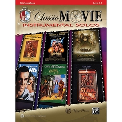 Classic Movie Instrumental Solos Alto Sax Book & CD