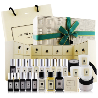 Jo Malone 聖誕限量倒數日曆(香水X15+沐浴品X4+乳霜X2+蠟燭X3)附提袋