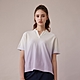 GIORDANO 女裝寬鬆V領POLO衫 - 61 漸變紫 product thumbnail 1