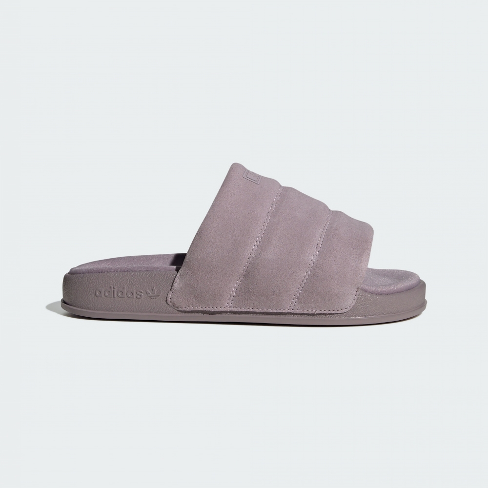 adidas 拖鞋 女鞋 運動 ADILETTE ESSENTIAL W 紫 IF3572