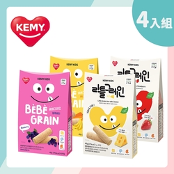 韓國【KEMY KIDS】貪吃凱米穀物小捲心(40g)(4入組)