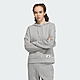 adidas 愛迪達 上衣 女款 長袖上衣 帽T 運動 亞規 LOUNGE HOODY 灰 IP0754 product thumbnail 1