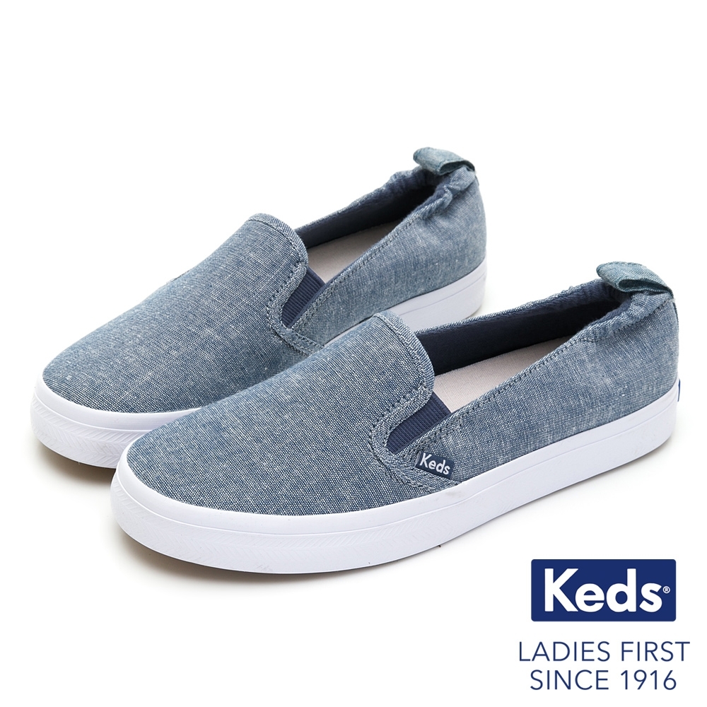 Keds DARCY SLIP 文青休閒便鞋-藍