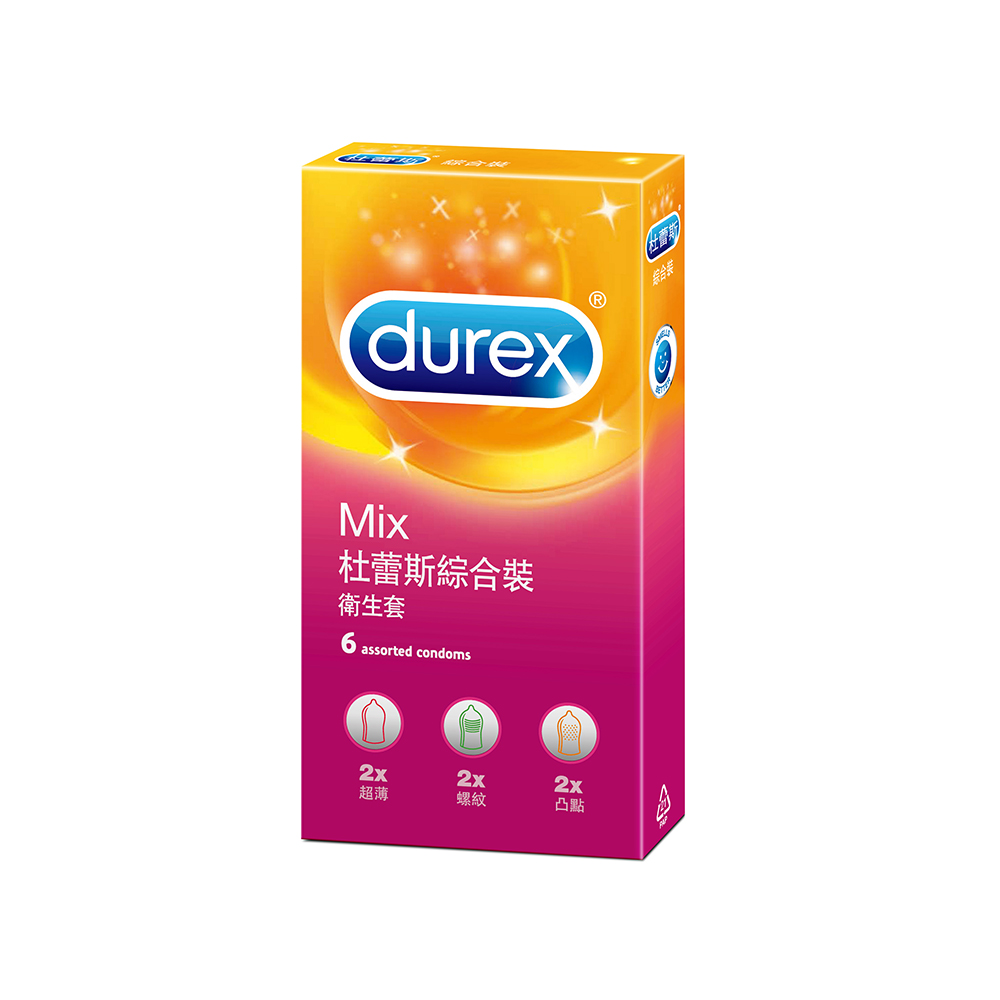 Durex 杜蕾斯-綜合裝保險套(6入)