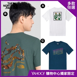 【The North Face】YAHOO人氣組合-盛夏全新男女款LOGO