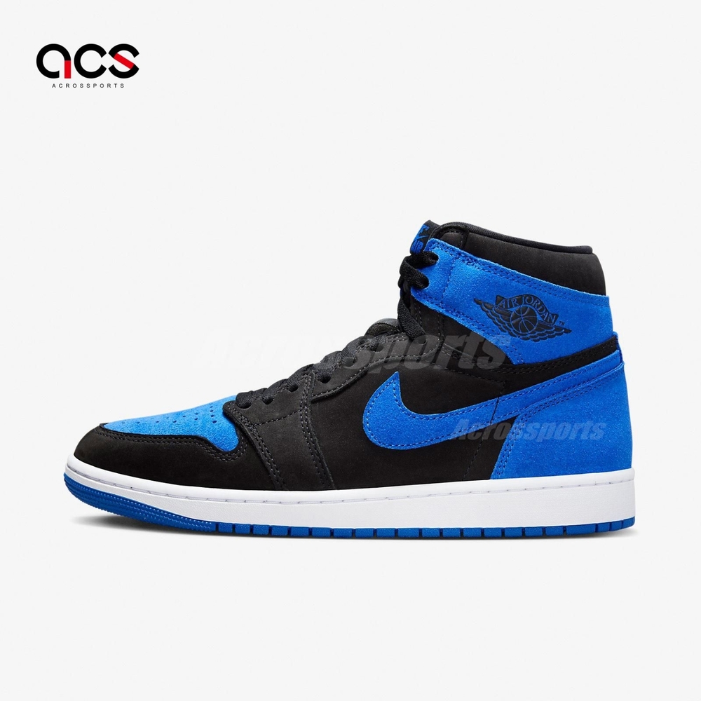 Nike Air Jordan 1 Retro High OG 男鞋黑皇家藍高筒AJ1 麂皮DZ5485-042