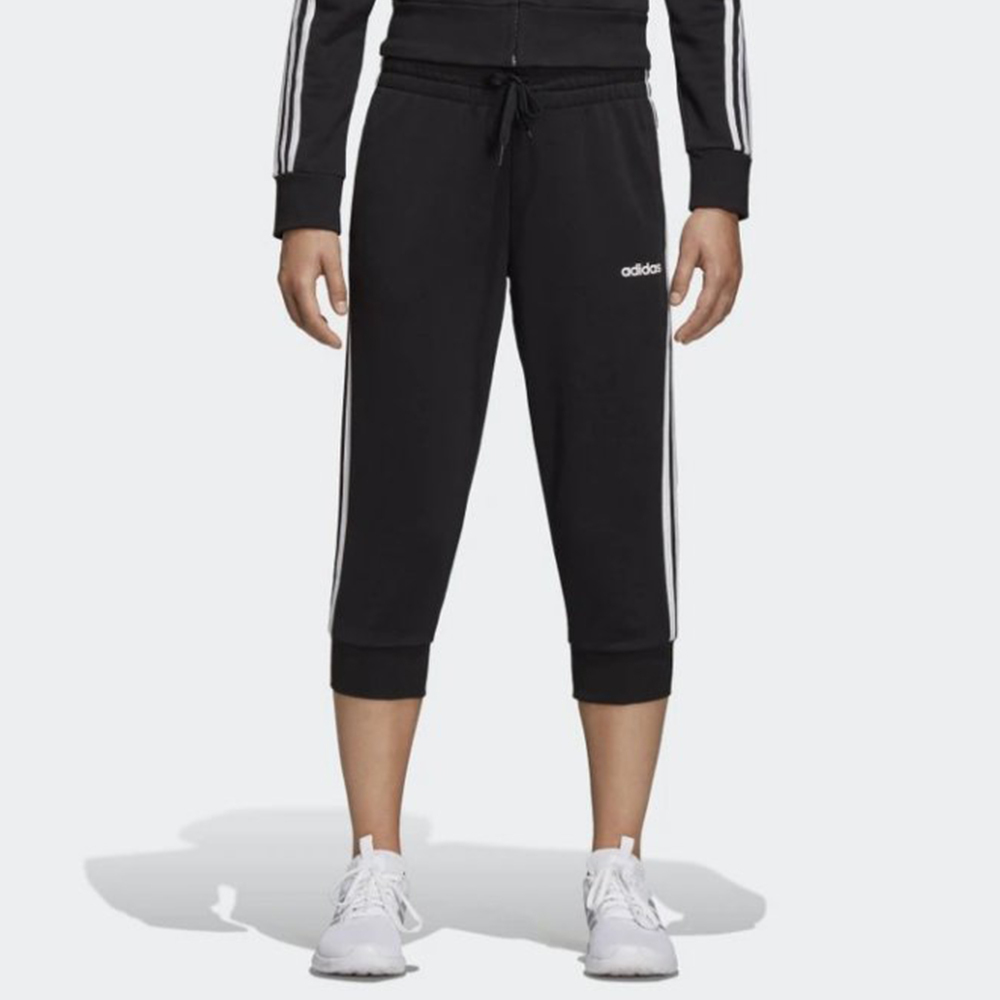 Adidas W E 3S 3/4 Pant DP2395 女 七分褲 運動 訓練 健身 休閒 縮口 黑