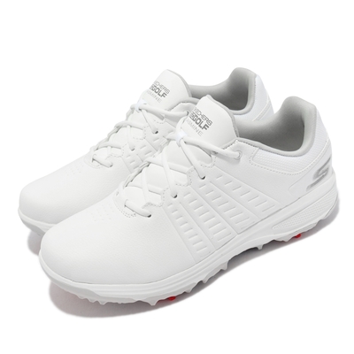 Skechers 高爾夫球鞋 Go Golf Jasmine 女鞋 防水軟釘 可更換 避震 緩衝 高抓地力 白 123001WHT