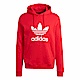 Adidas Trefoil Hoody IM4497 男 連帽上衣 帽T 運動 經典 三葉草 休閒 棉質 紅 product thumbnail 1