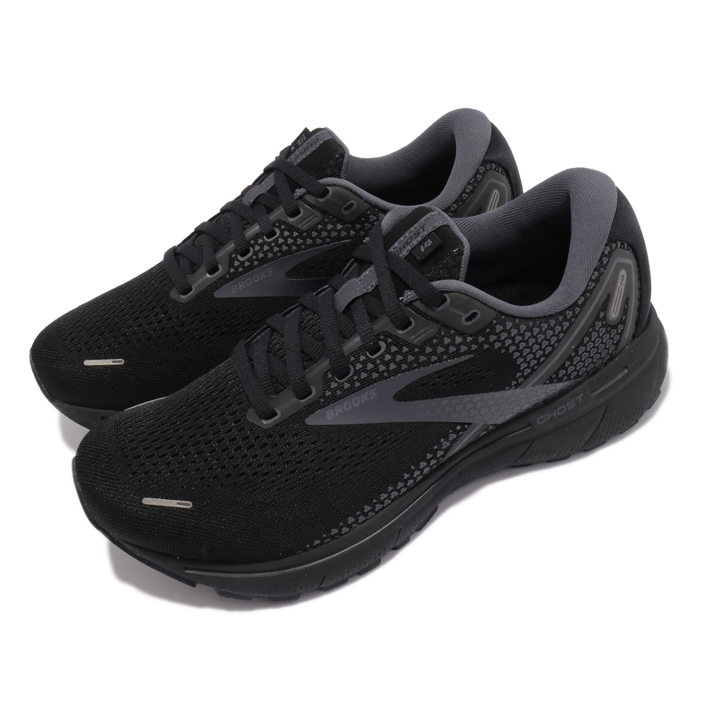 Brooks 慢跑鞋 Ghost 14 4E 超寬楦 男鞋 防震 穩定 流暢 柔軟 舒適 黑 灰 1103694E020