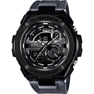 CASIO G-SHOCK系列 破繭重生雙顯運動錶-GST-210M-1ADR