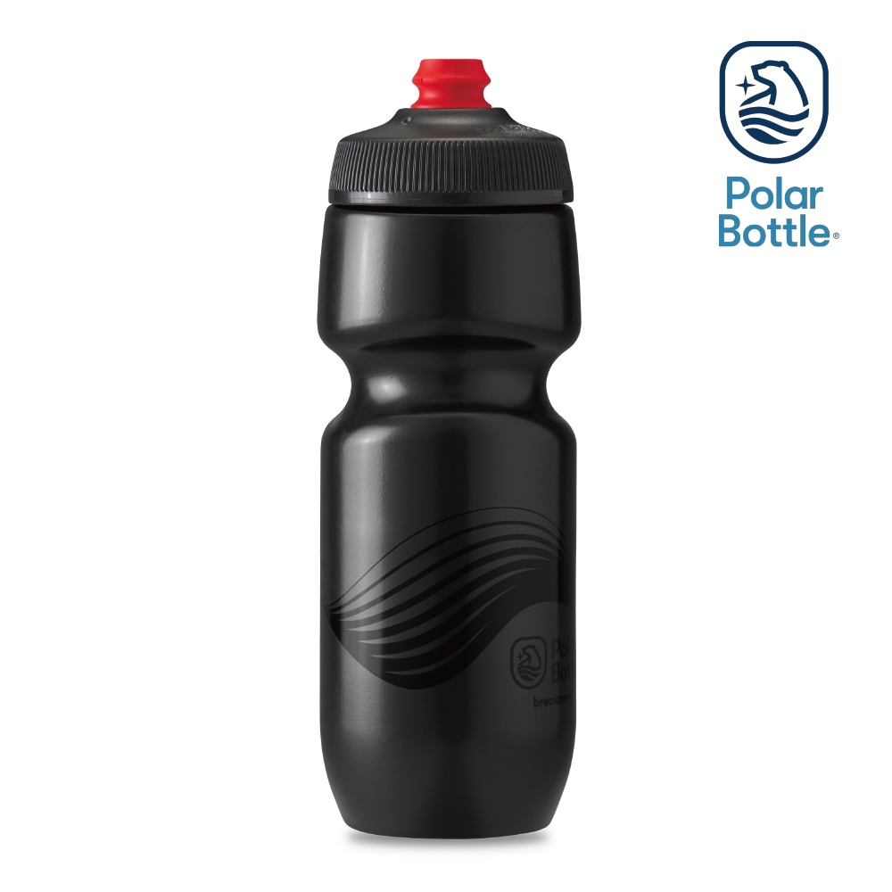 Polar Bottle 24oz 單層噴射水壺 WAVE 黑