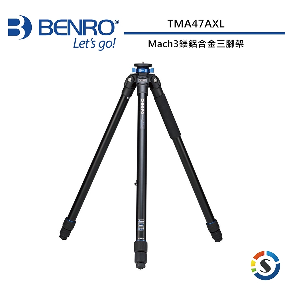 BENRO百諾 TMA47AXL Mach3系列鎂鋁合金三腳架