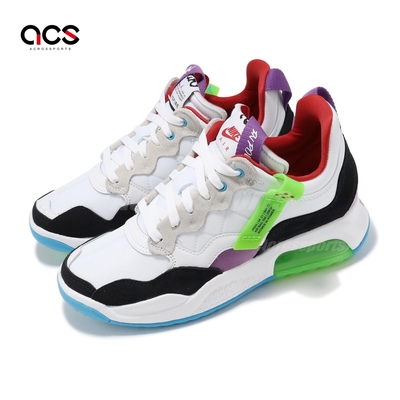 Nike 休閒鞋 Jordan MA2 GS 大童 女鞋 白 紅 多色 氣墊 拼接 運動鞋 CW6594-100