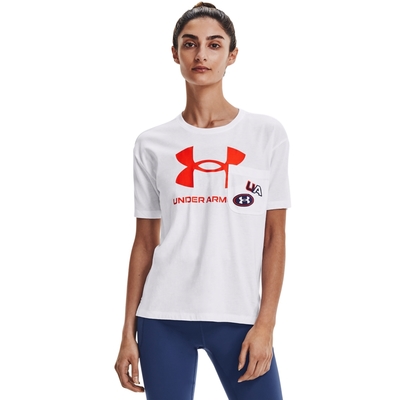 【UNDER ARMOUR】UA 女 Training Graphic 短T-Shirt-優惠商品