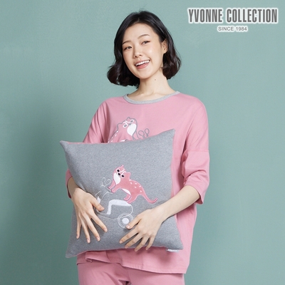 YVONNE COLLECTION 石虎GOGO方形抱枕(45x45公分)- 岩石灰