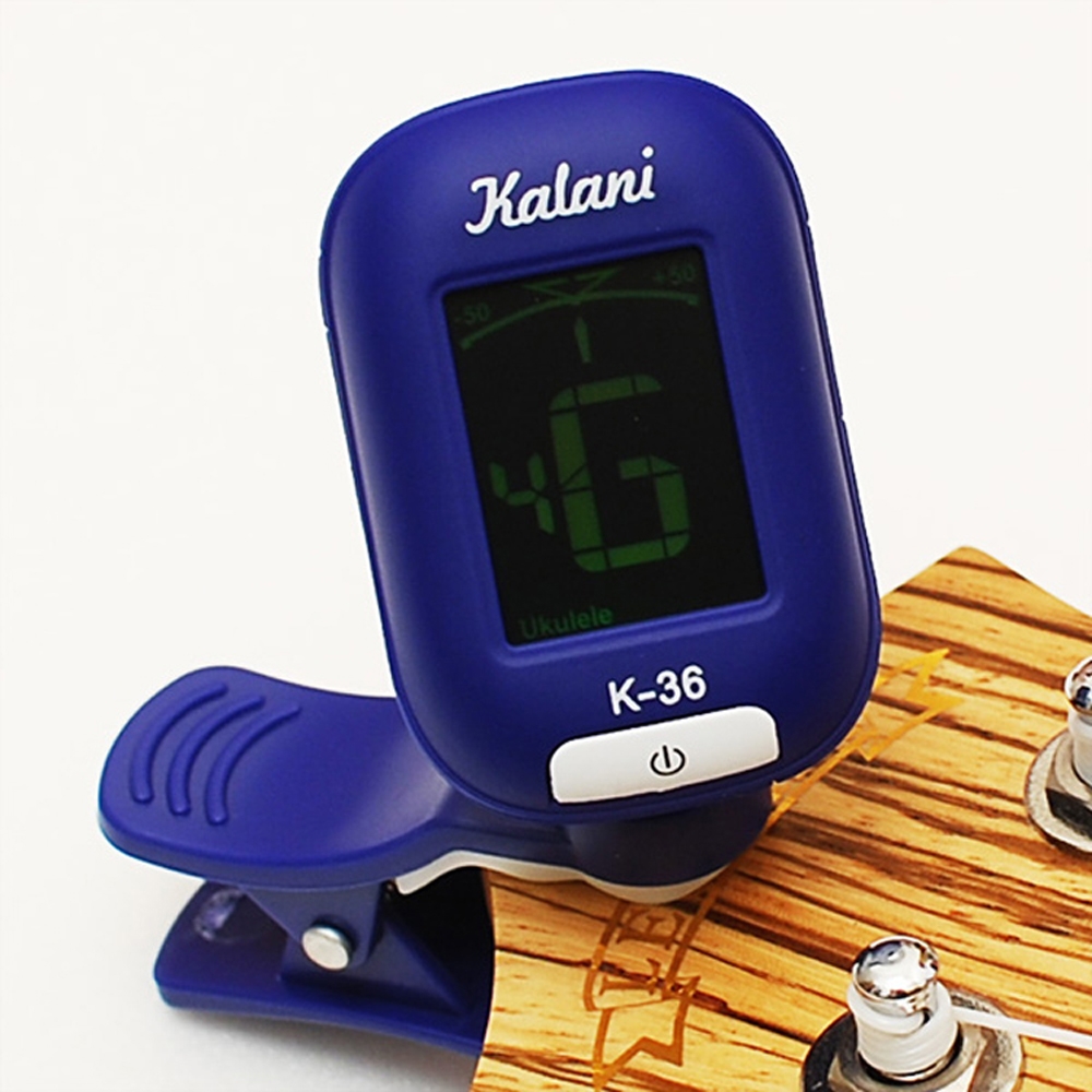 Kalani 烏克麗麗 5合1多功能雙色冷光調音器-藍色+加贈 PICK