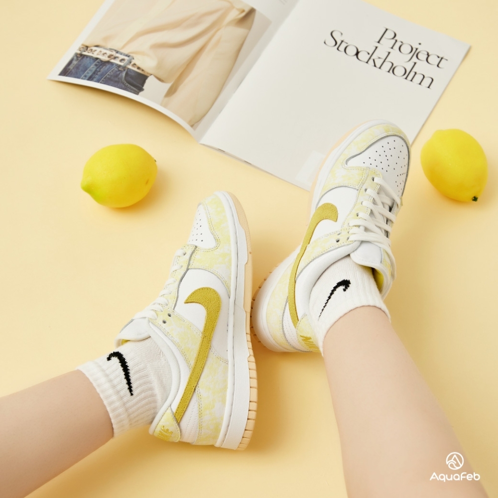 Nike Dunk Low "Yellow Strike" 女鞋 檸檬黃色 低筒 經典 休閒鞋 DM9467-700