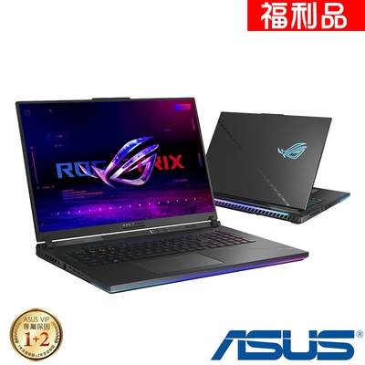 (福利品)ASUS G834JY 18吋電競筆電 (i9-13980HX/RTX4090 16G/32G/2TB PCIe SSD/ROG Strix SCAR 18/闇夜黑)