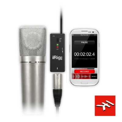 IK Multimedia iRig PRE行動麥克風前級/專業音質隨身錄