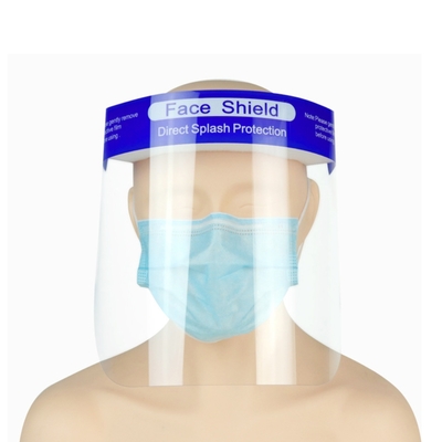 【Docomo】頭戴式透明防護面罩 防疫隔離面罩 全臉防護面具 不起霧 透明面罩 防飛沫防塵防噴濺