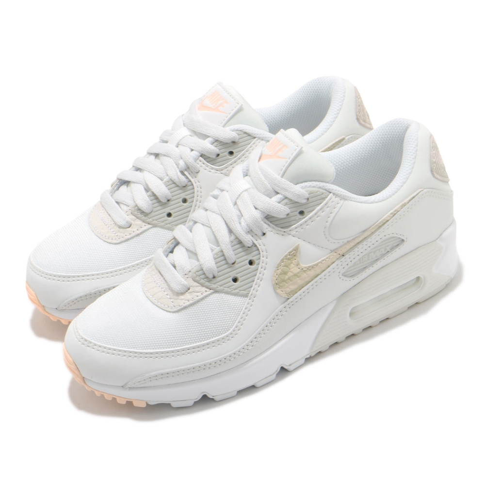 Nike 休閒鞋 Air Max 90 SE 運動 女鞋 經典款 氣墊 舒適 簡約 球鞋 穿搭 白 灰 CV8824100