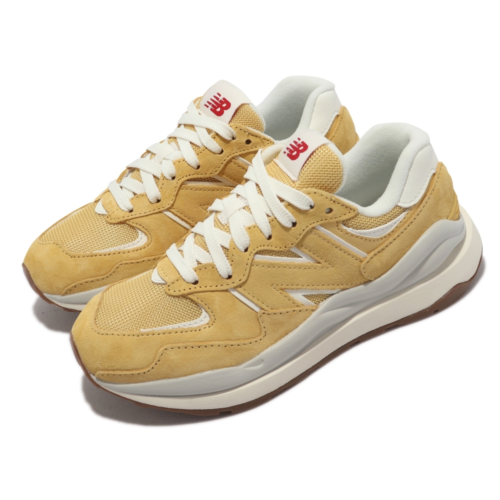 New Balance 休閒鞋 5740 女鞋 檸檬黃 白 厚底 增高 麂皮 復古 NB 老爹鞋 W5740GVDB