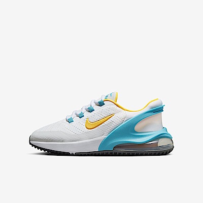 Nike Air Max 270 GO GS [DV1968-100] 大童 休閒鞋 運動 氣墊 透氣 緩震 白藍 橘黃