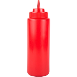 《Utopia》擠壓調味罐(紅1L) | 醬料罐 調味瓶