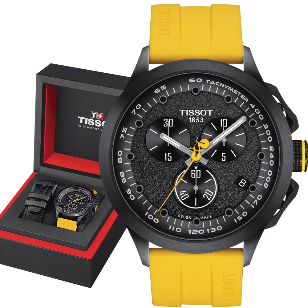 TISSOT 天梭 官方授權  T-RACE 系列 環西自行車款 運動腕錶-T1354173705105