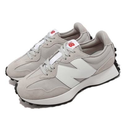 New Balance 休閒鞋 327 男鞋 女鞋 灰 白 復古 麂皮 紐巴倫 大N N字鞋 IU 李知恩 NB MS327CGW-D