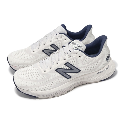 New Balance 慢跑鞋 Fresh Foam X 880 V13 4E 男鞋 超寬楦 白 藍 校隊風特別版 NB M880S13-4E