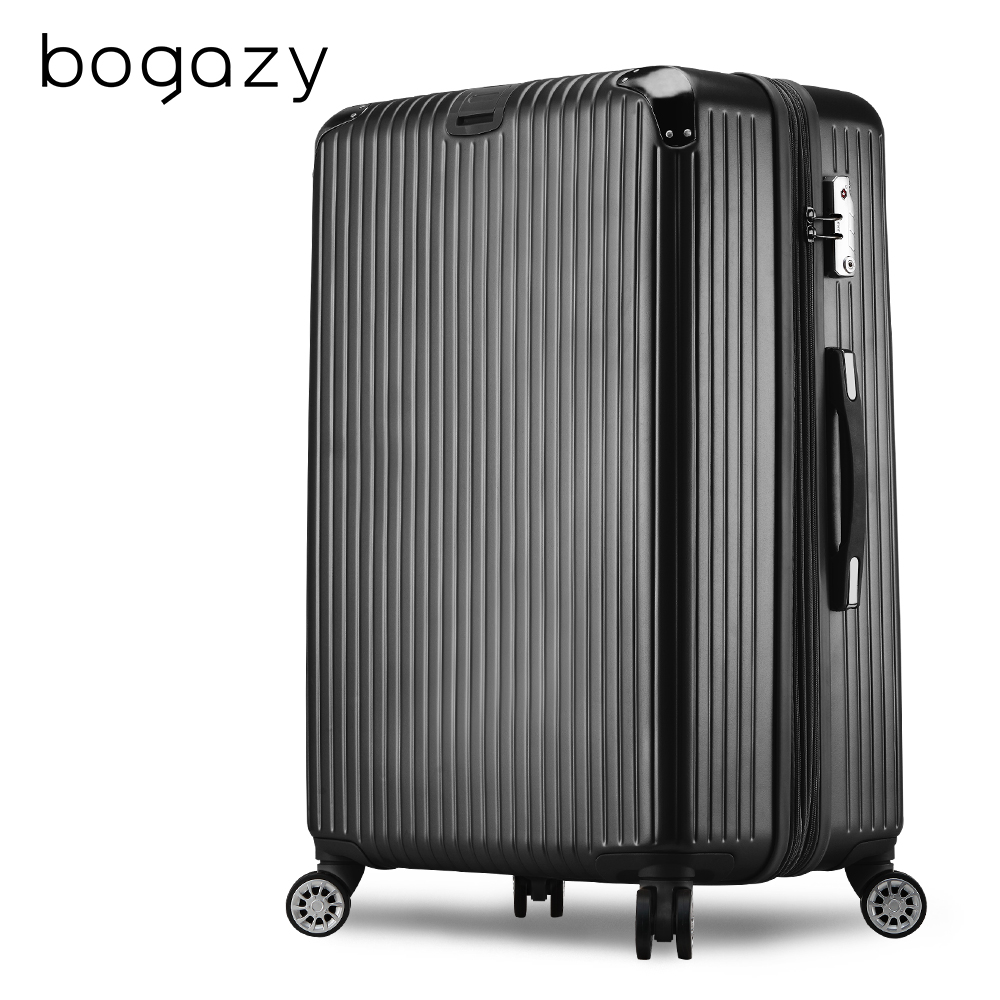 Bogazy 冰封行者Ⅱ 29吋平面式V型設計可加大行李箱(黑色)