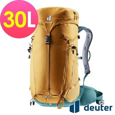 【deuter 德國】TRAIL 30L輕量拔熱透氣背包3440723杏仁咖/健行登山包/休閒旅遊包*