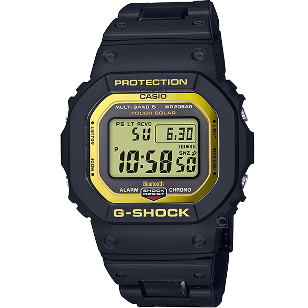 CASIO G-SHOCK 電波藍牙智能手錶(GW-B5600BC-1)黑x金| G-SHOCK | Yahoo