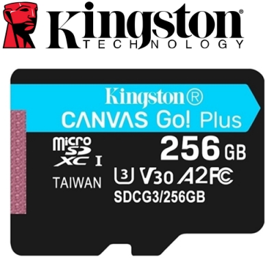 金士頓 Kingston 256GB 170MB/s U3 microSDXC UHS-I V30 A2 記憶卡 SDCG3/256GB