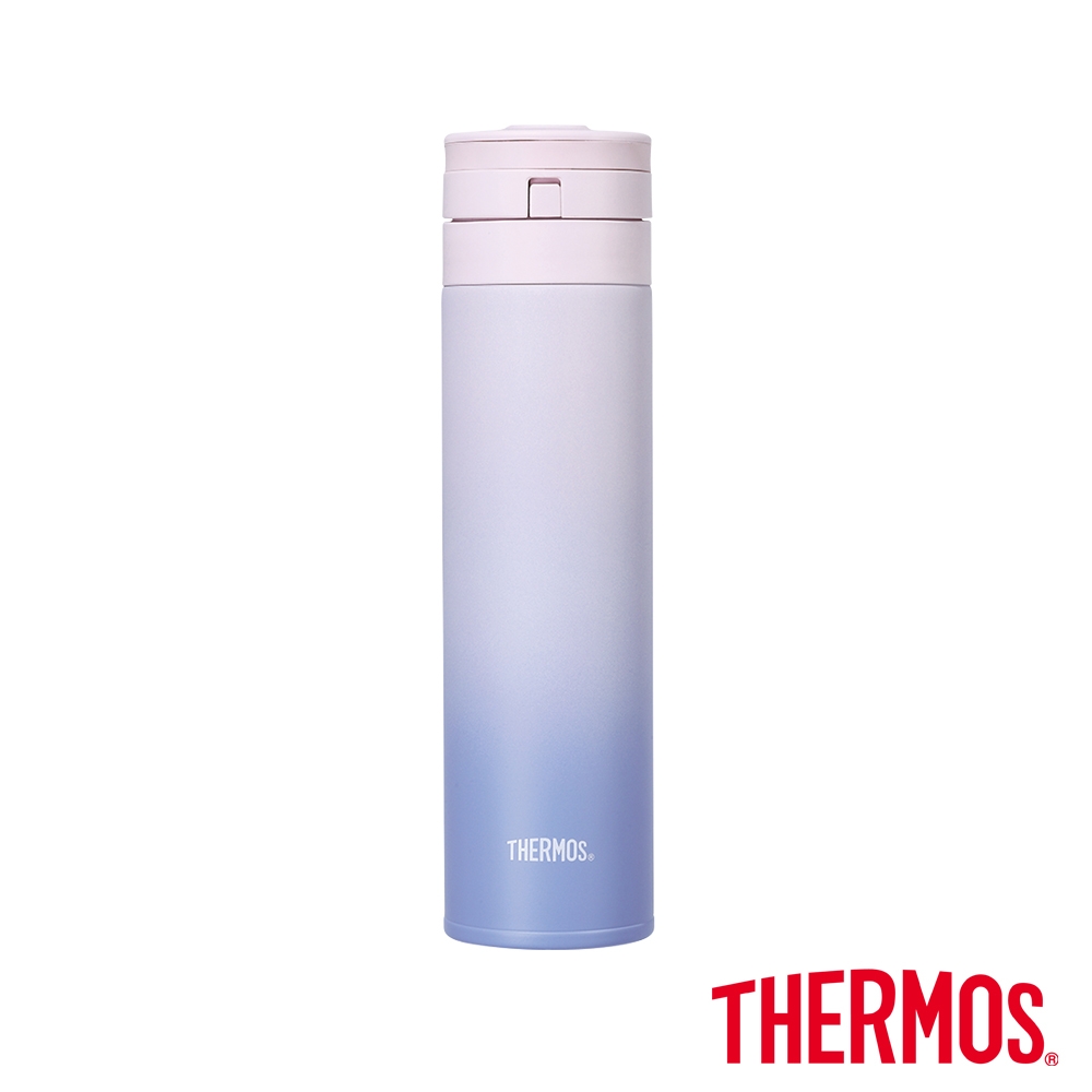 THERMOS膳魔師 不鏽鋼超輕量自動上鎖真空保溫瓶450ml(4色)(JNS-453)