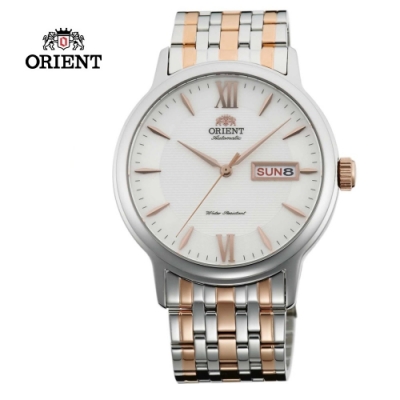 ORIENT 東方錶 Classic Design系列簡約腕錶鋼帶款SAA05001W白色-40mm