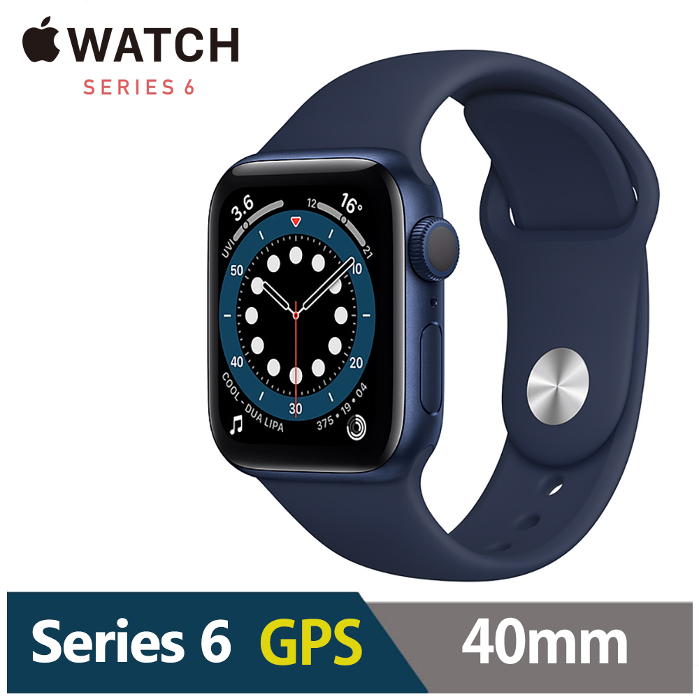 Apple Watch S6 40mm 鋁金屬錶殼配運動錶帶(GPS) product image 1