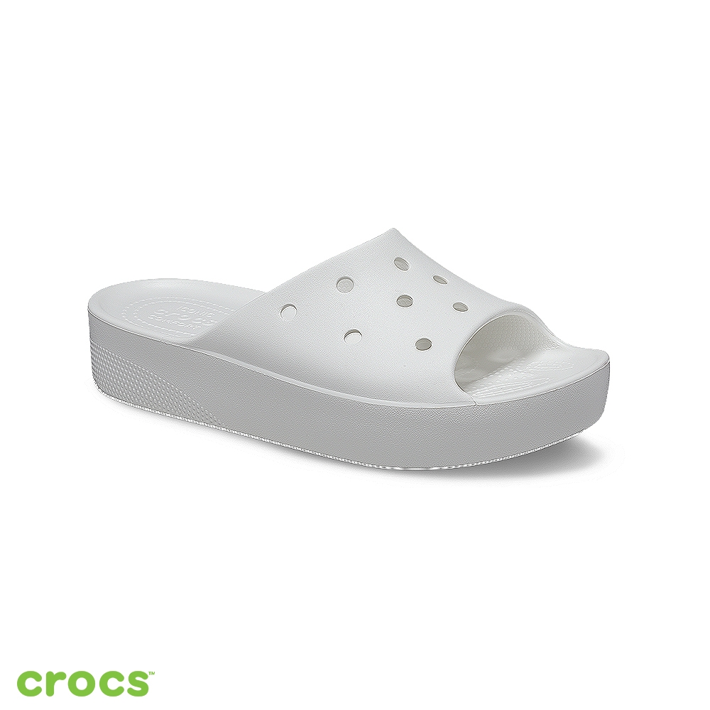 Crocs 卡駱馳 (女鞋) 經典雲朵涼拖-208180-100