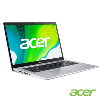 Acer A517-52-537W 17吋筆電(i5-1135G7/16G/512G SSD/Win11/Aspire 5/銀/特仕版)